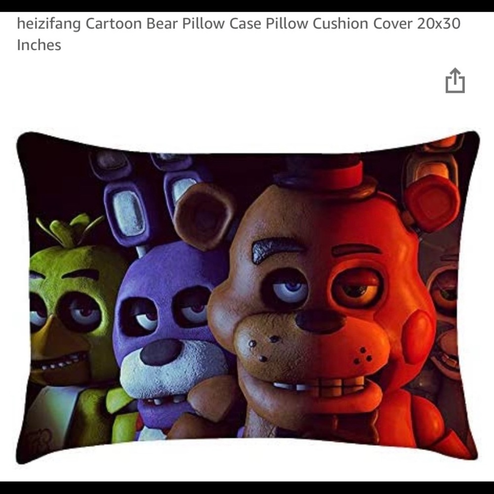 Five nights of Freddy pillow case 1